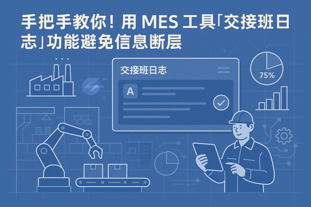 手把手教你！用 MES 工具「交接班日志」功能避免信息断层